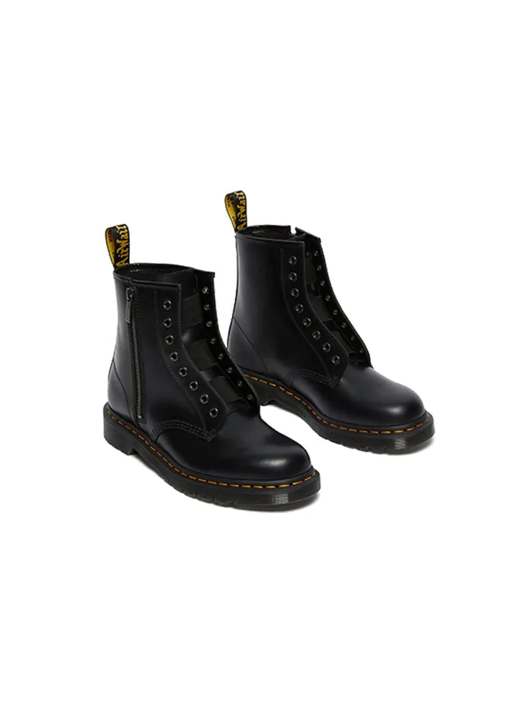 Ботинки мужские Dr.Martens 1460 кожаные на молнии — изображение 2 из 4, черный