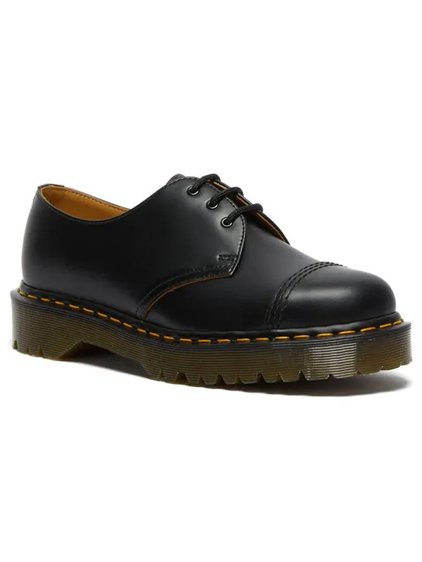 Тапочки Dr. Martens 1461 Bex Made in England Toe Cap Shoes 'Black' — изображение 3 из 4, черный