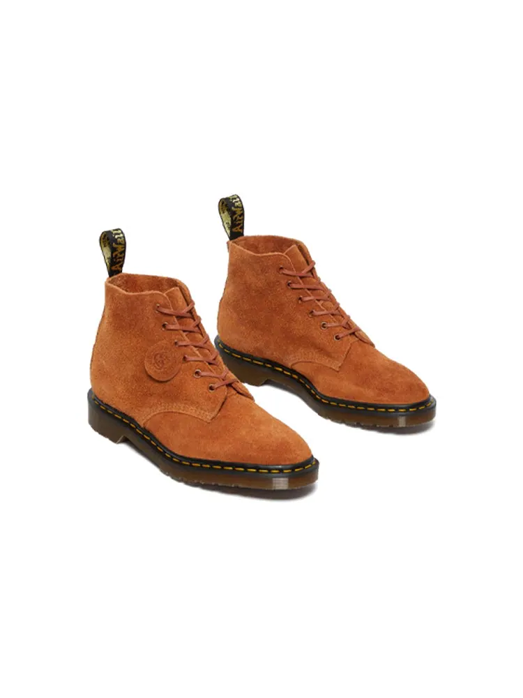 Ботинки мужские Dr.Martens 101 замшевые до щиколотки — изображение 3 из 5, рыжий