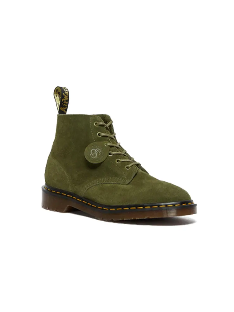 Ботинки мужские Dr. Martens 101 замшевые — изображение 2 из 5, зеленый