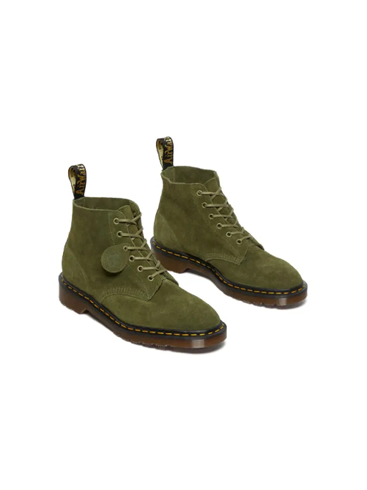 Ботинки мужские Dr. Martens 101 замшевые — изображение 3 из 5, зеленый