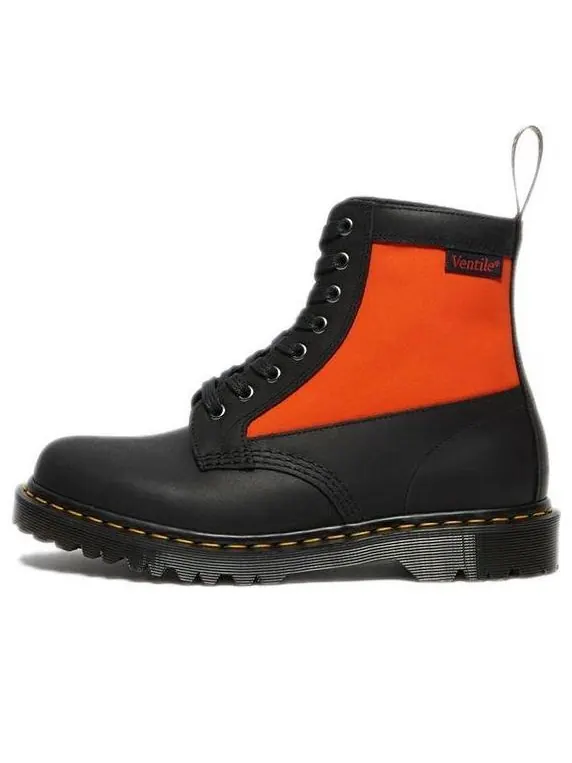 Ботинки Dr. Martens 1460, кожаные, нескользящие, дышащие — изображение 1 из 7, черный