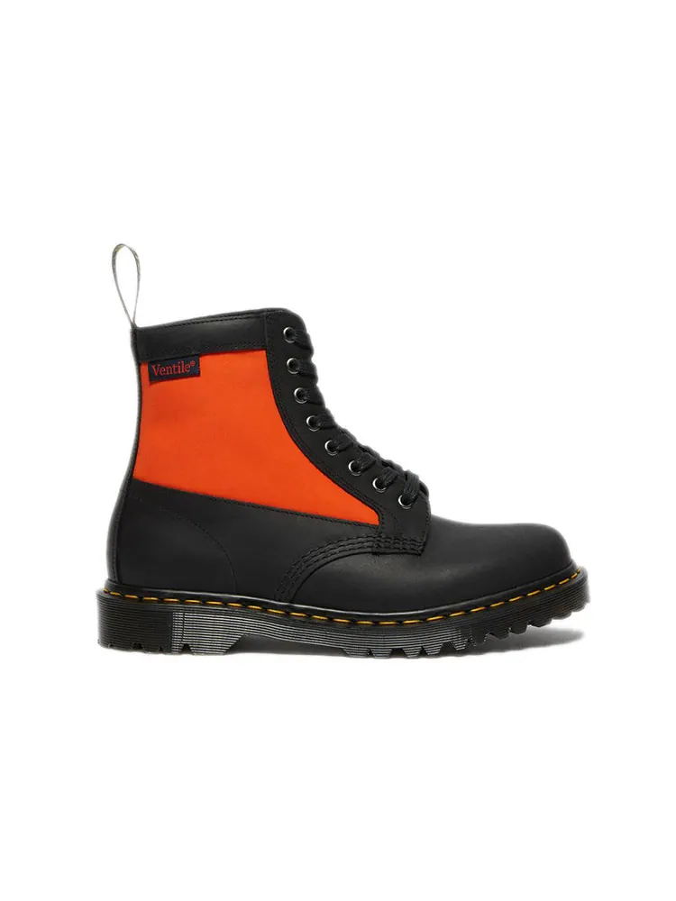 Ботинки Dr. Martens 1460, кожаные, нескользящие, дышащие — изображение 2 из 7, черный