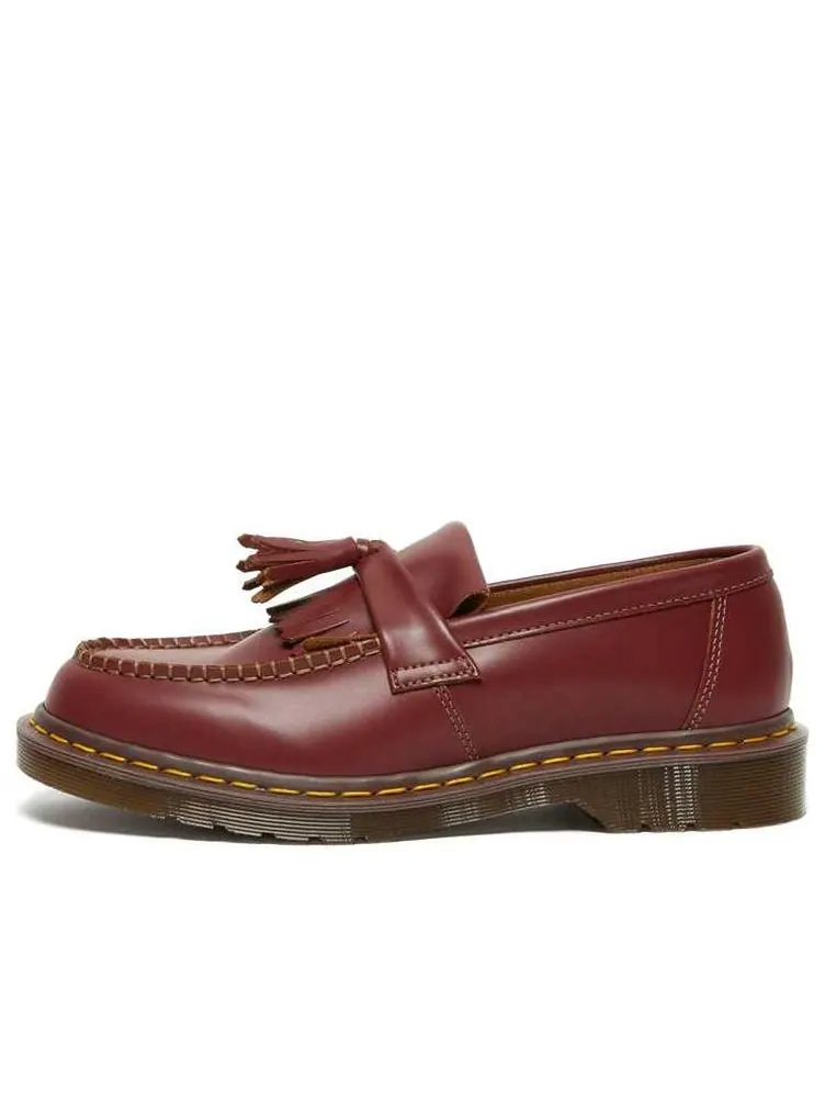 Лоферы Dr. Martens Adrian Tassel Loafers, с кисточками, Oxblood Quilon — изображение 1 из 7, красный