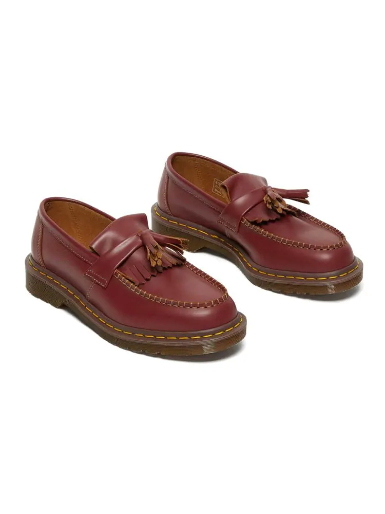 Лоферы Dr. Martens Adrian Tassel Loafers, с кисточками, Oxblood Quilon — изображение 4 из 7, красный