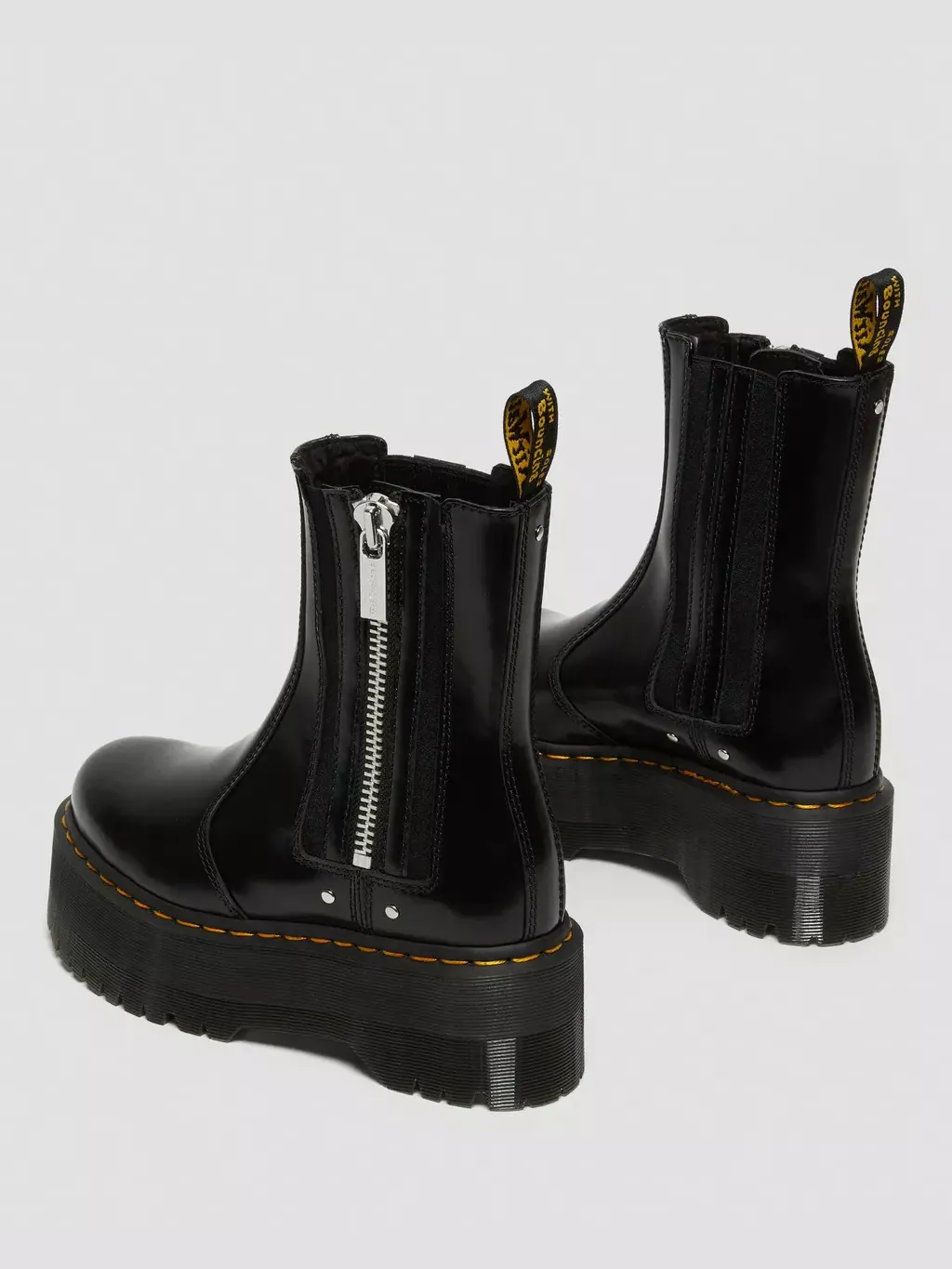 Ботинки Dr. Martens 2976 Max Leather Platform Chelsea — изображение 5 из 9, черный