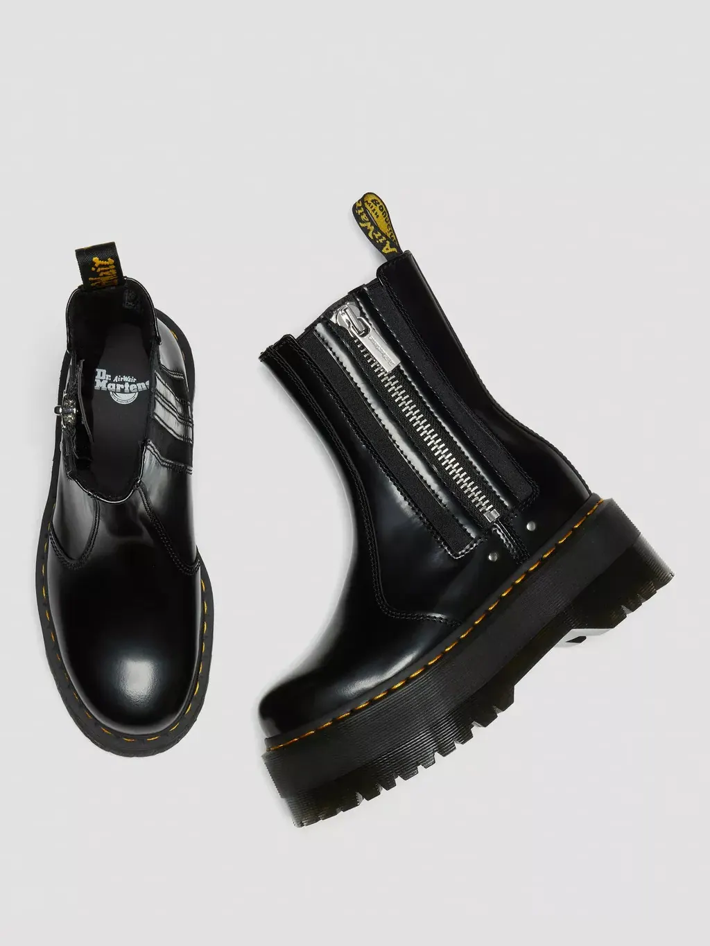 Ботинки Dr. Martens 2976 Max Leather Platform Chelsea — изображение 9 из 9, черный