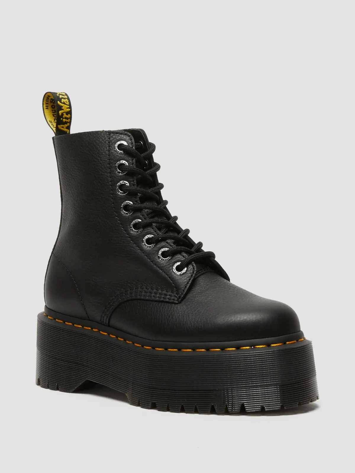 Ботинки Dr. Martens 1460 Max Platform, кожа Pisa — изображение 1 из 9, черный