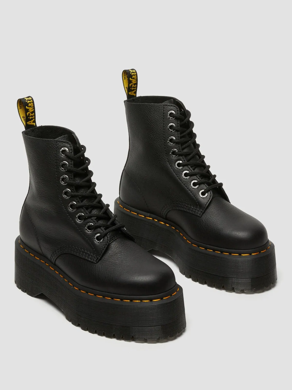 Ботинки Dr. Martens 1460 Max Platform, кожа Pisa — изображение 3 из 9, черный