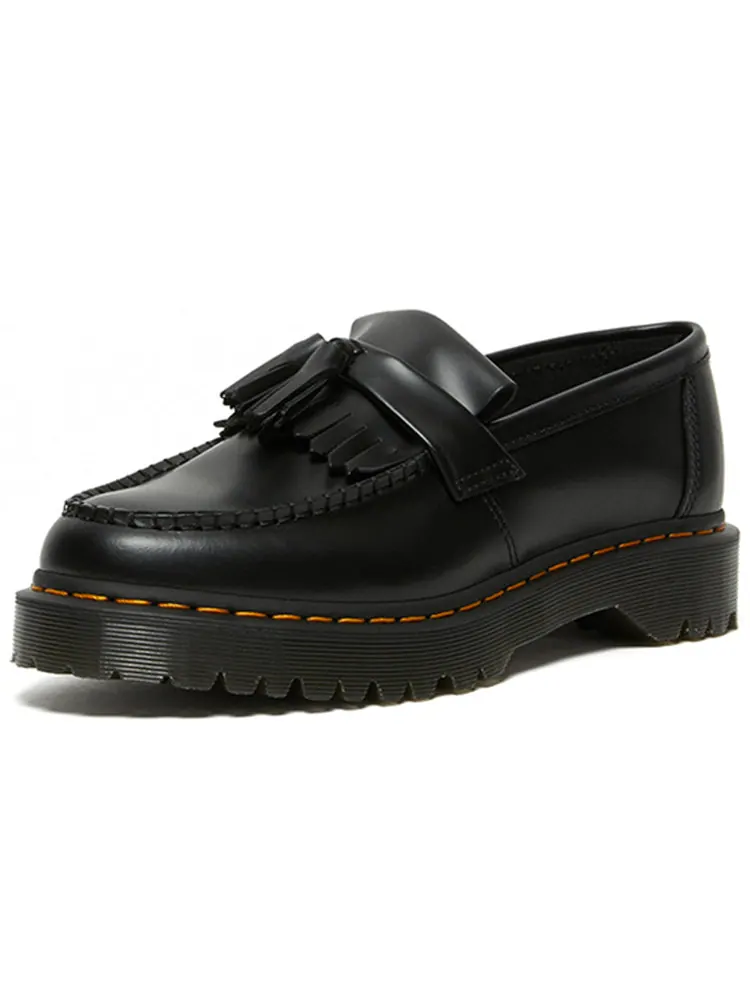 Лоферы Dr. Martens Adrian Bex из гладкой кожи с кисточками — изображение 2 из 5, черный