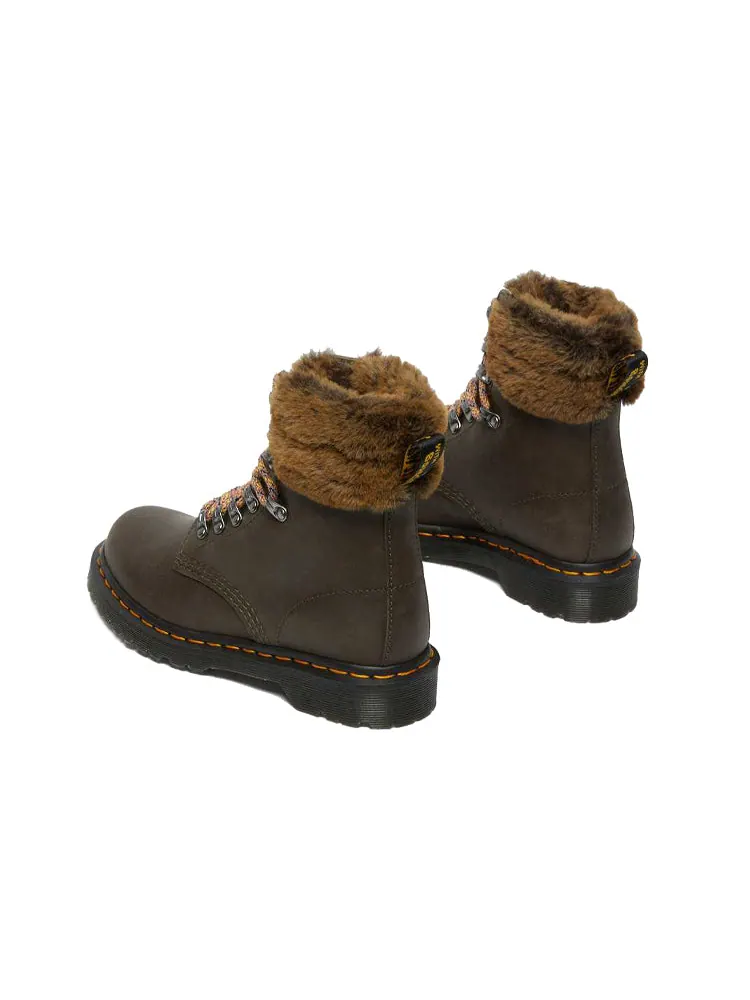 Ботинки Dr. Martens 1460, шнуровка — изображение 3 из 5, серый/зеленый