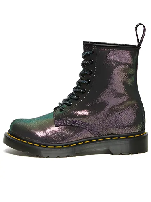 Ботинки Dr. Martens 1460 Disco Iridescent Suede Lace Up Boots — изображение 1 из 4, фиолетовый/мульти