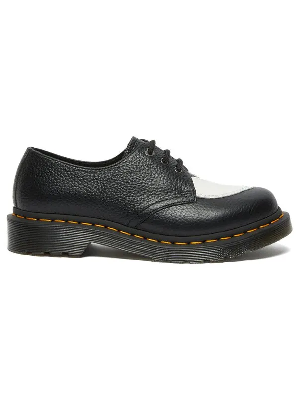 Ботинки Dr. Martens 1461, классические — изображение 2 из 4, черный/белый