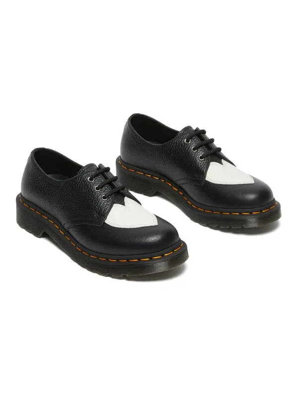 Ботинки Dr. Martens 1461, классические — изображение 4 из 4, черный/белый