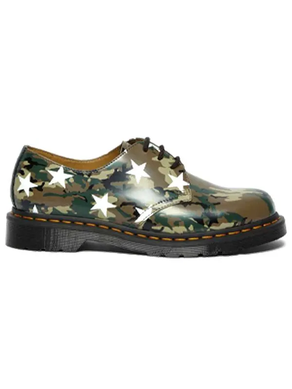 Ботинки Dr. Martens sophnet. x end. x 1461 'camo' — изображение 2 из 4, зеленый
