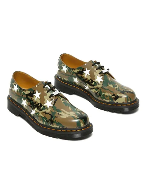 Ботинки Dr. Martens sophnet. x end. x 1461 'camo' — изображение 3 из 4, зеленый