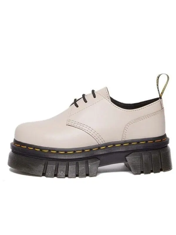 Кроссовки Dr. Martens Audrick Nappa Lux Leather Platform 'Vintage Taupe' — изображение 1 из 4, бежевый