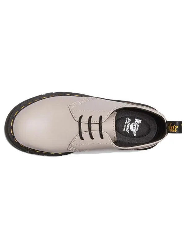 Кроссовки Dr. Martens Audrick Nappa Lux Leather Platform 'Vintage Taupe' — изображение 3 из 4, бежевый