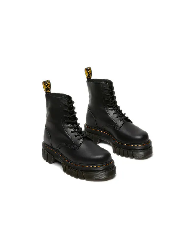 Ботинки Dr. Martens Audrick Nappa Lux Platform Ankle Boots — изображение 4 из 4, черный