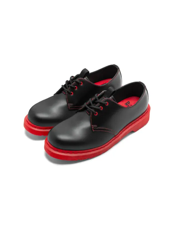 Кроссовки Dr. Martens 1461 Clot x — изображение 3 из 4, черный/красный