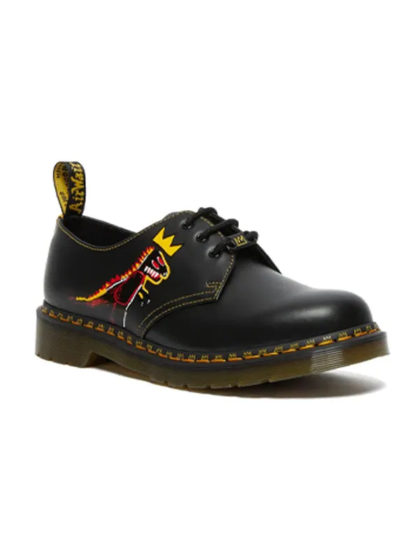 Кроссовки Dr. Martens x Jean-Michel Basquiat 1461 'Pez Dispenser' — изображение 3 из 4, черный