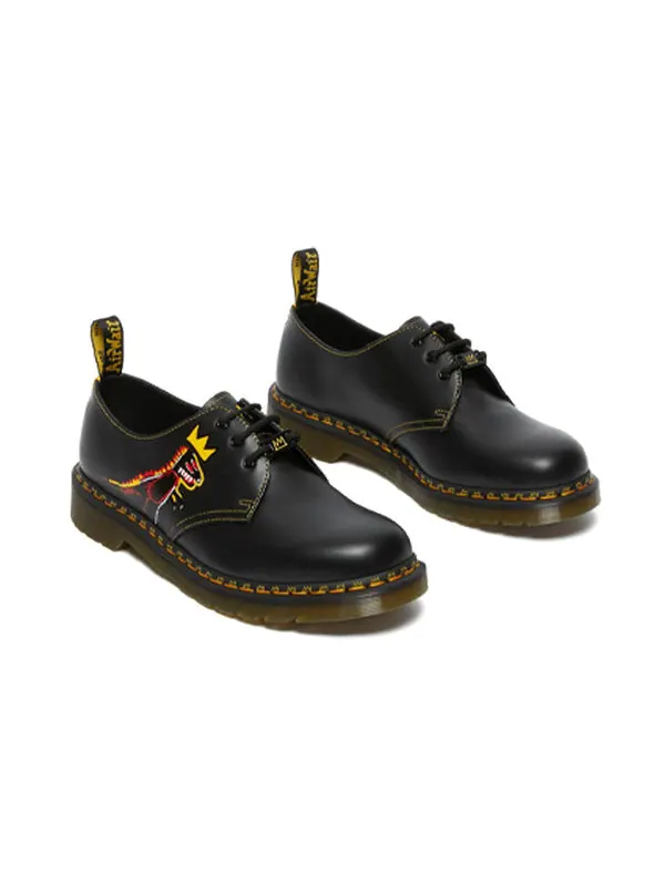 Кроссовки Dr. Martens x Jean-Michel Basquiat 1461 'Pez Dispenser' — изображение 4 из 4, черный