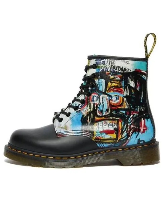 Ботинки Dr. Martens 1460 Jean-Michel Basquiat, кожаные — изображение 1 из 6, черный