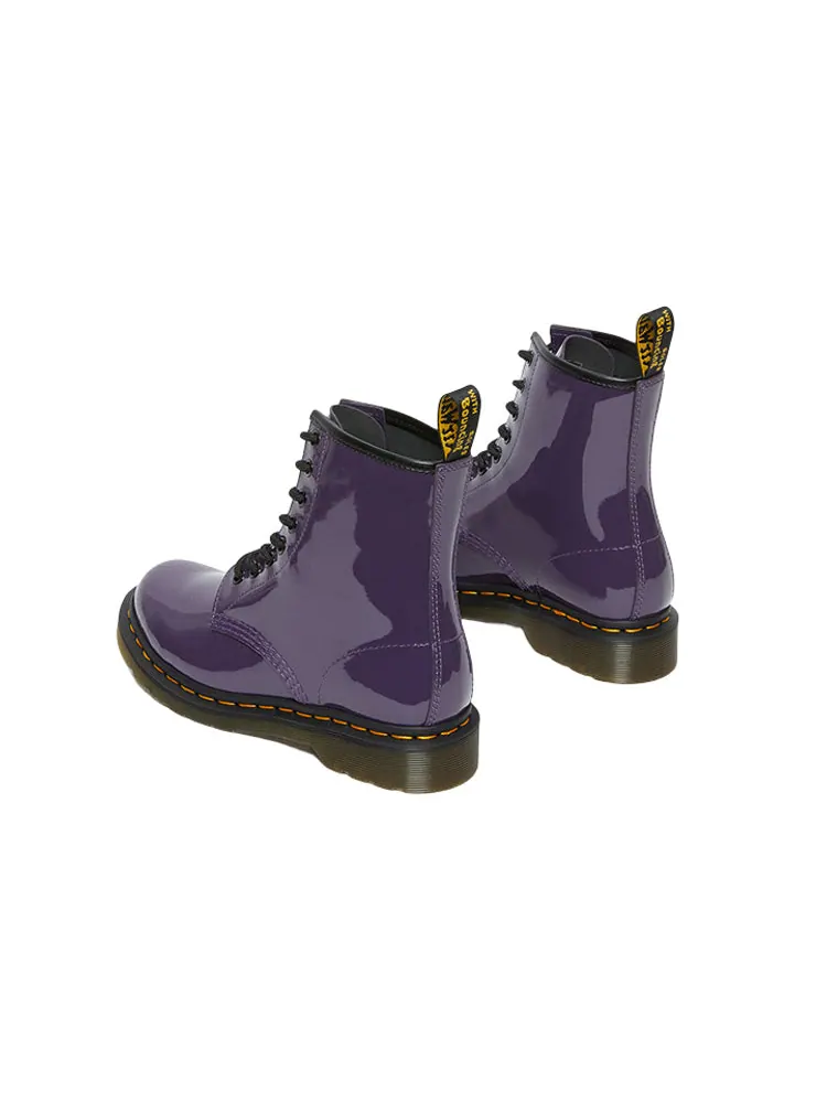 Ботинки Dr. Martens Lens Patent Leather 8 Martin — изображение 3 из 4, черно-фиолетовый
