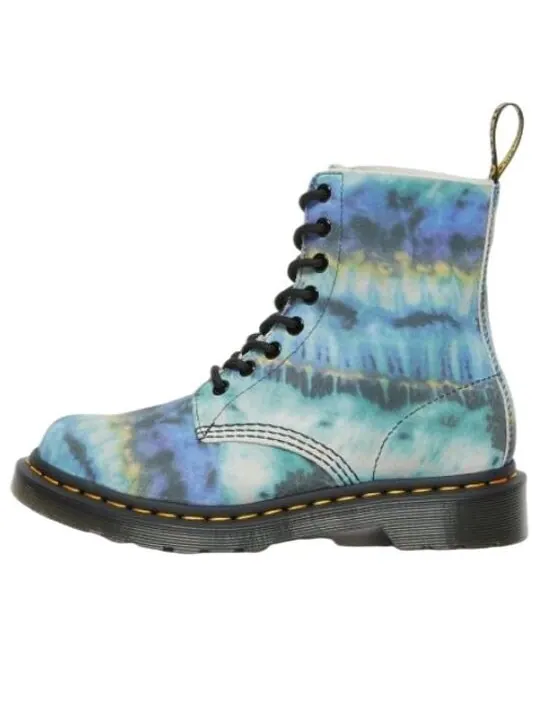 Ботинки Dr. Martens 1460 Pascal Tie Dye Leather Lace Up Boots — изображение 1 из 4, синий