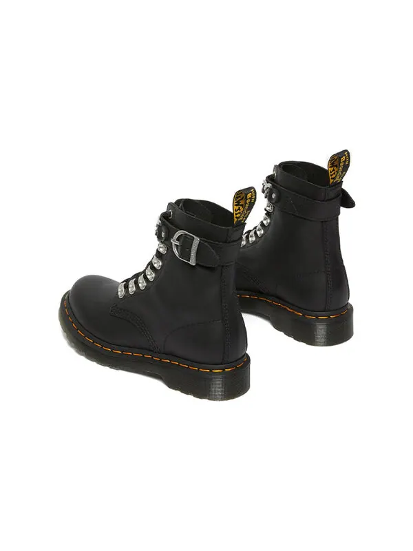Ботинки Dr. Martens 1460 Pascal Chain Leather Lace Up Boot, кожаные — изображение 4 из 4, черный