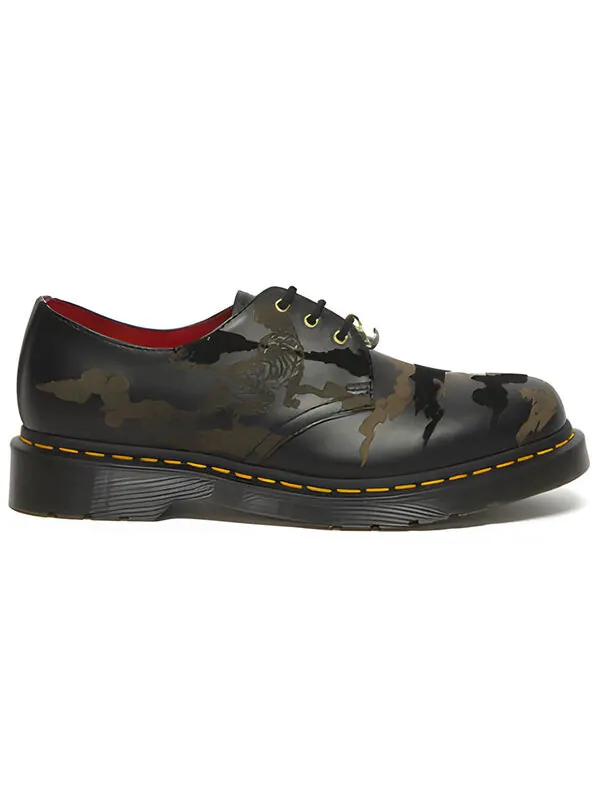 Ботинки Dr. Martens 1461 Yott 3 Holes Tiger Stripe — изображение 2 из 4, черный