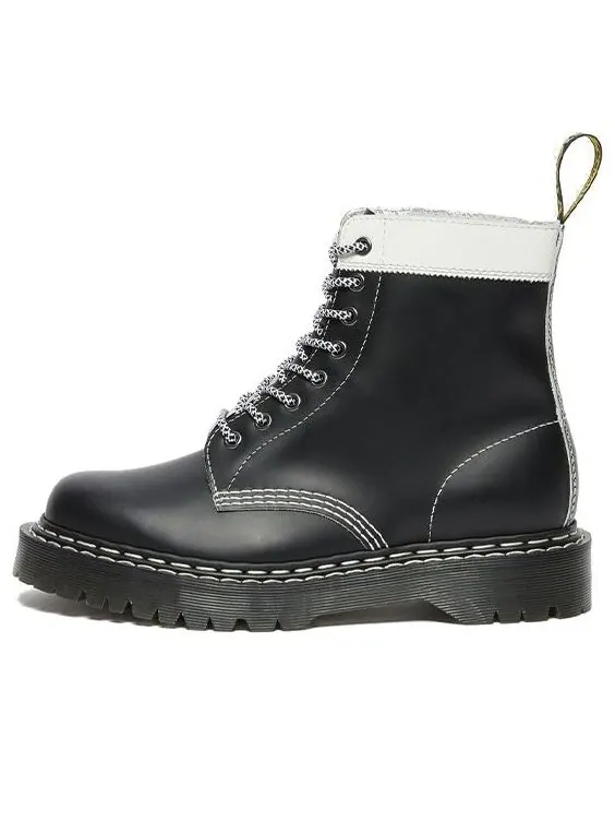 Ботинки Dr. Martens 1460 Pascal Bex кожаные с контрастной строчкой — изображение 1 из 6, черный