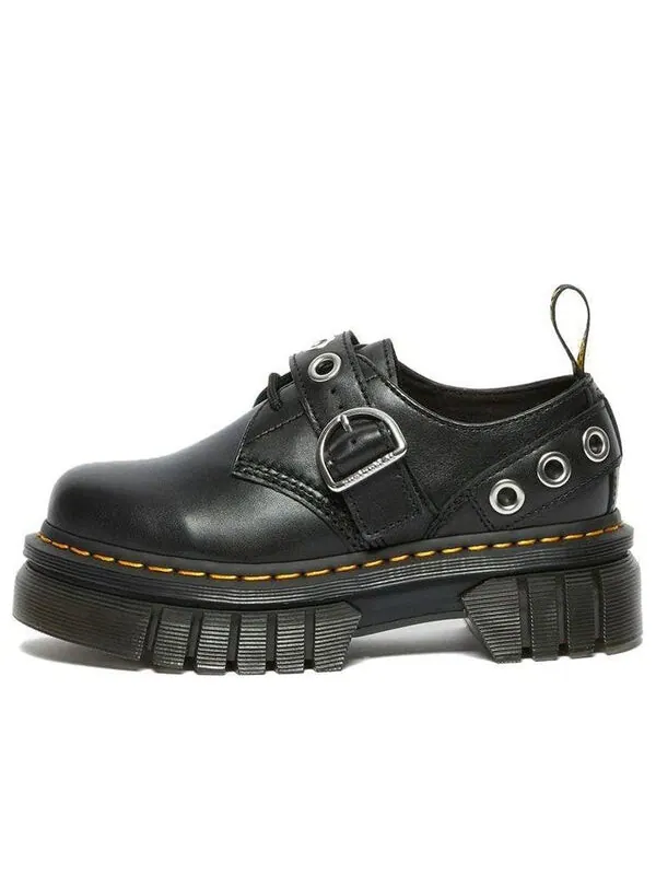 Кроссовки Dr. Martens Audrick Hardware Leather Platform — изображение 1 из 4, черный