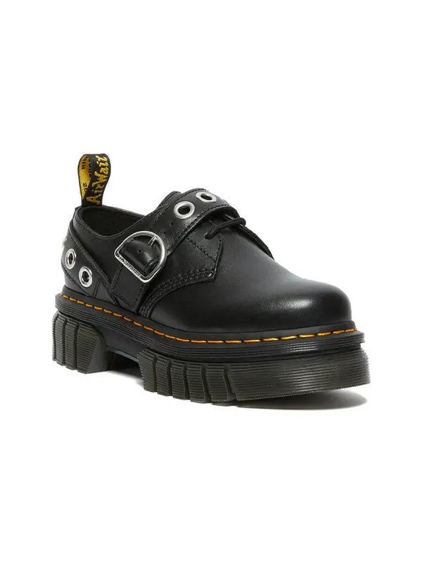 Кроссовки Dr. Martens Audrick Hardware Leather Platform — изображение 2 из 4, черный