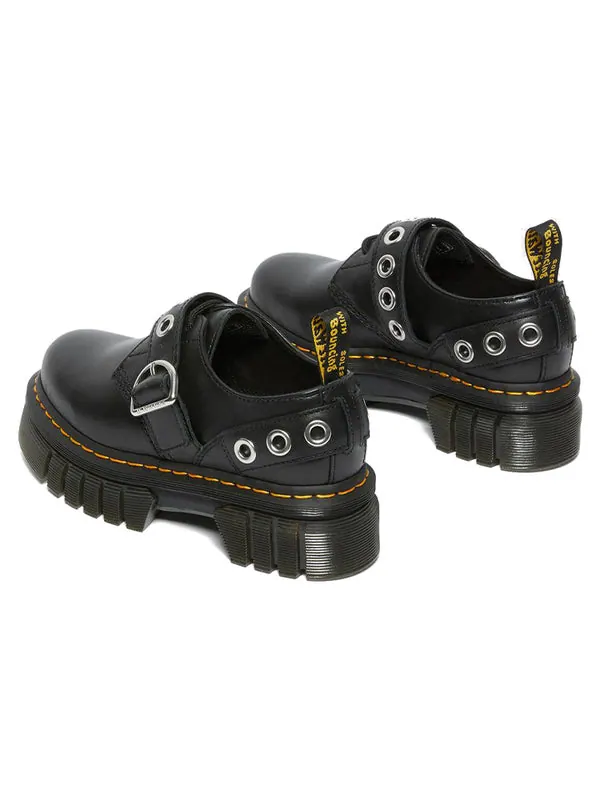 Кроссовки Dr. Martens Audrick Hardware Leather Platform — изображение 4 из 4, черный