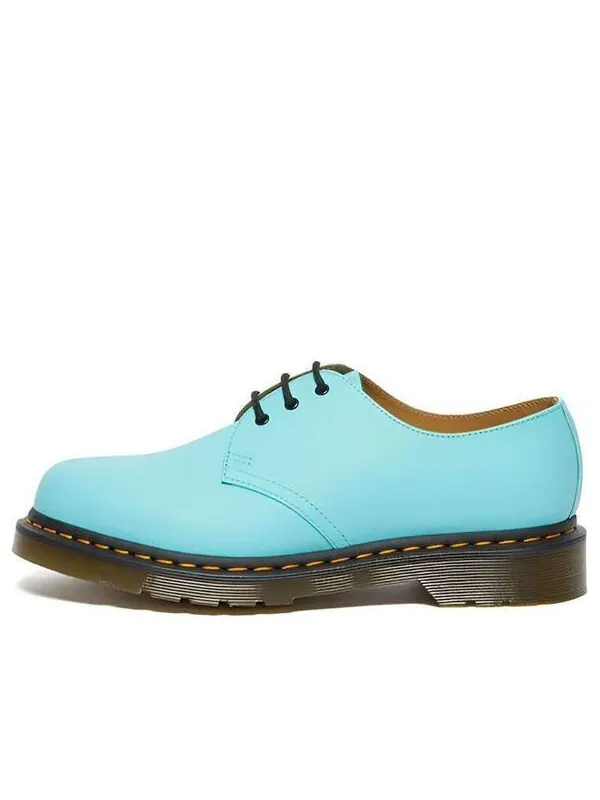 Кроссовки Dr. Martens 1461 Smooth Leather Oxford — изображение 1 из 4, синий/зеленый