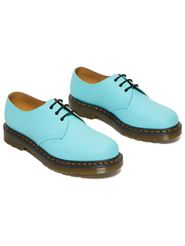 Кроссовки Dr. Martens 1461 Smooth Leather Oxford — изображение 2 из 4, синий/зеленый