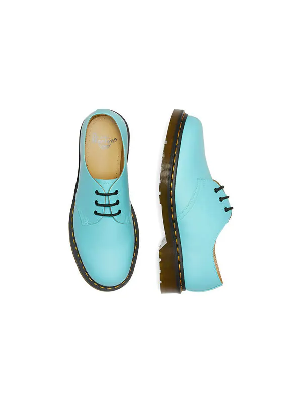 Кроссовки Dr. Martens 1461 Smooth Leather Oxford — изображение 3 из 4, синий/зеленый