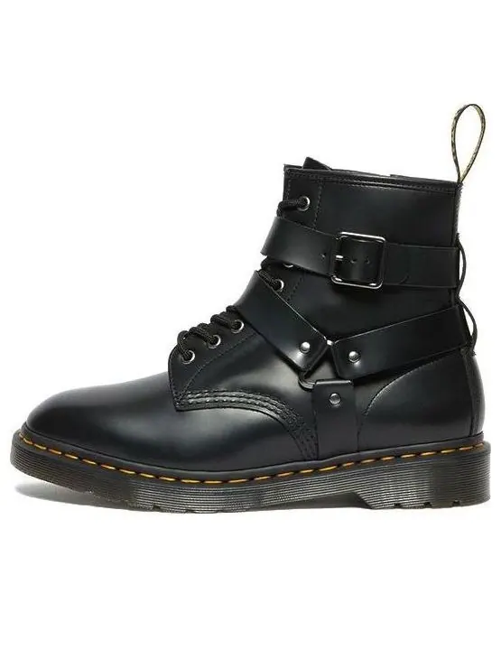 Ботинки мужские Dr. Martens Cristofor кожаные с ремешками — изображение 1 из 6, черный