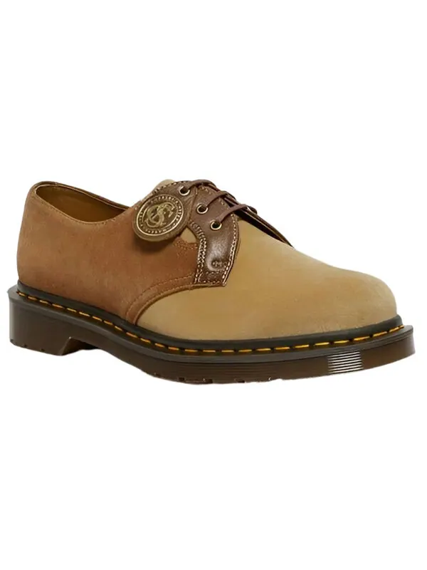 Ботинки Dr. Martens 1461 Made in England Suede Oxford — изображение 2 из 4, коричневый