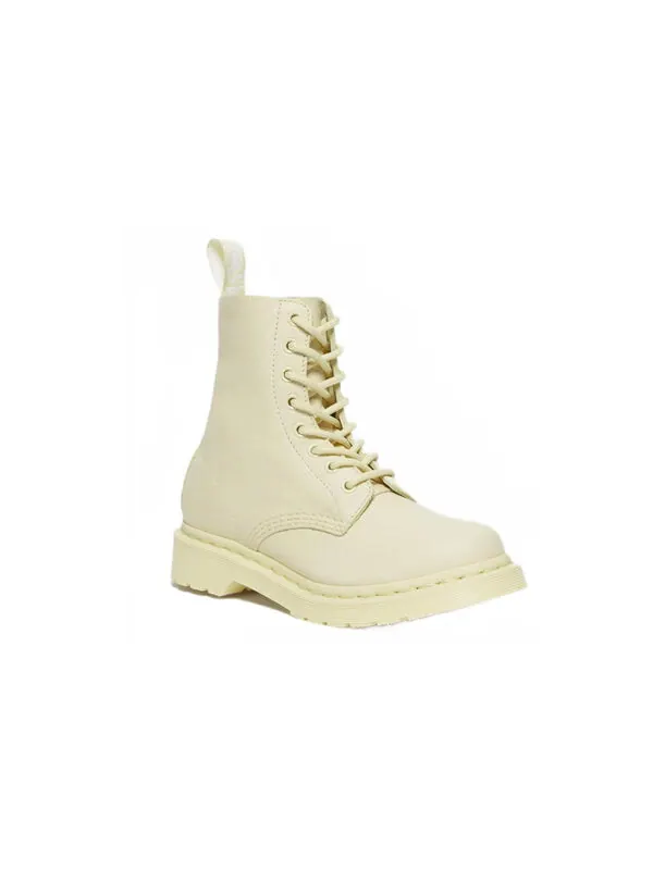 Ботинки Dr. Martens 1460 Pascal Mono Lace Up Boots — изображение 2 из 4, бежевый