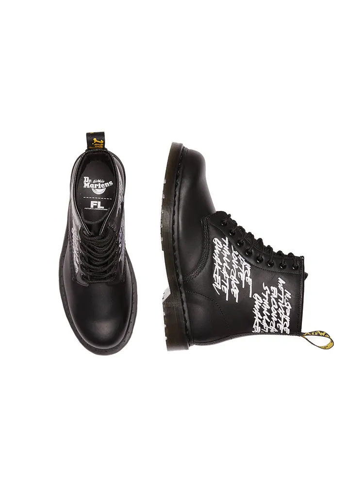 Ботинки Dr. Martens Futura Laboratories x 1460, кожаные — изображение 4 из 5, черный
