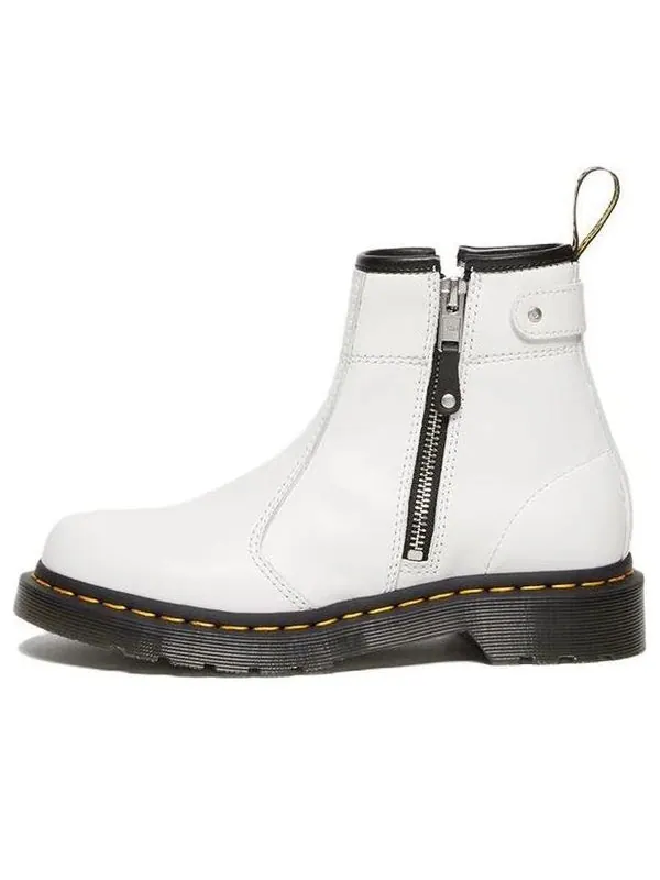 Ботинки Dr. Martens 2976 Twin Zip, кожаные — изображение 1 из 4, белый