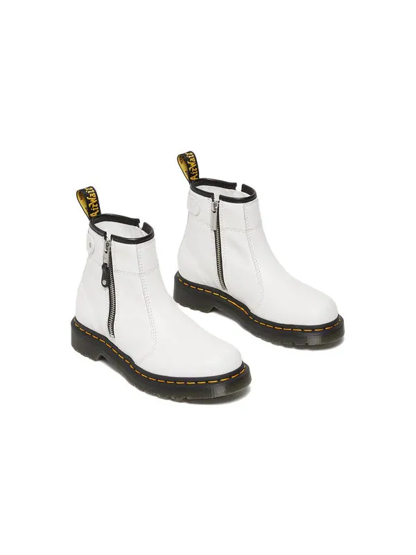 Ботинки Dr. Martens 2976 Twin Zip, кожаные — изображение 3 из 4, белый