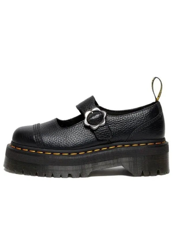 Кроссовки Dr. Martens flower buckle — изображение 1 из 4, черный
