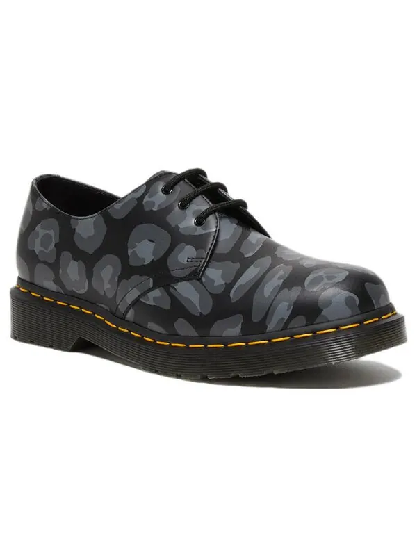 Ботинки Dr. Martens 1461 distorted, кожаные — изображение 3 из 4, черный