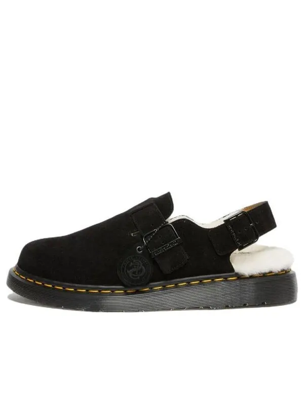Сандалии Dr. Martens Jorge Shearling Slingback Mule — изображение 1 из 4, черный