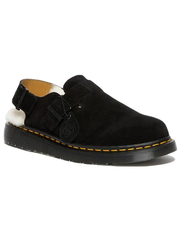 Сандалии Dr. Martens Jorge Shearling Slingback Mule — изображение 2 из 4, черный