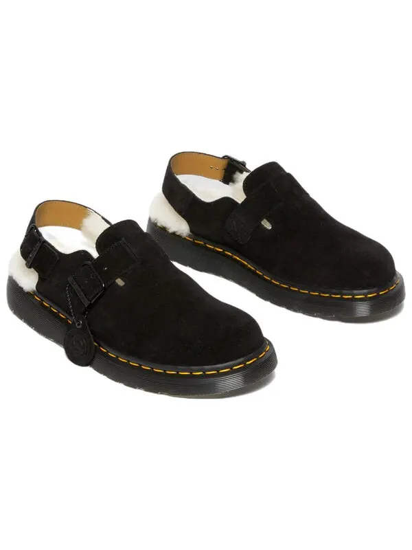 Сандалии Dr. Martens Jorge Shearling Slingback Mule — изображение 3 из 4, черный