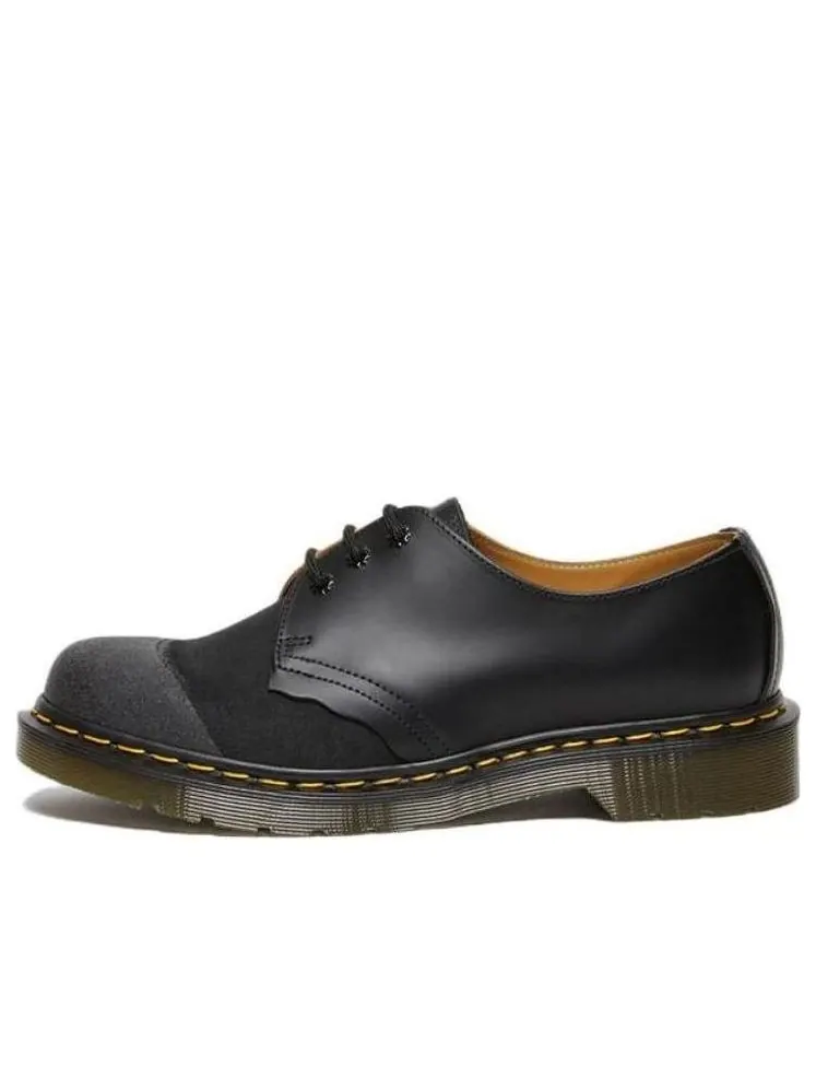 Ботинки Dr. Martens 1461 Reverse Black Tan — изображение 1 из 6, черный/бежевый
